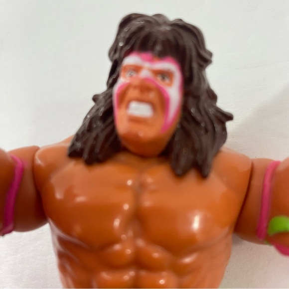 Ultimate warrior 1990 vintage wrestler Hasbro Preowned condition-see pictures - Picture 5 of 9